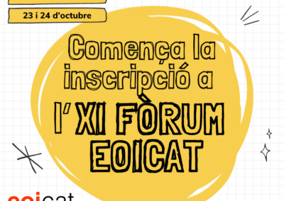 Inscripcions al XIè Fòrum Olot